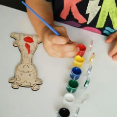 Ahşap Kendin Yap Hayvanlar Boyama Seti Eğitici Montessori Çocuk Gelişim Oyuncağı